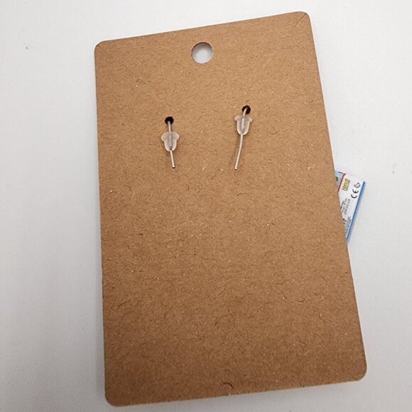 Mini-Brands Toys "X Shot Micro Fast-Fill" Stainless Steel Fishhook Earrings - Picture 3 of 3